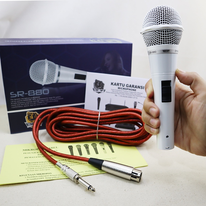 Microphone Kabel BMA SR-880 Mic Kabel Original Mikrofon Vocal Dynamic