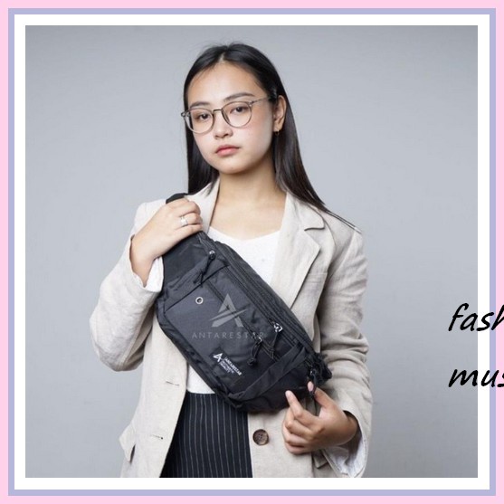 Tas Selempang Pria Haoshuai Original Waistbag Pria Waterproof Kekinian  Ori Branded Keren Trandy Asl