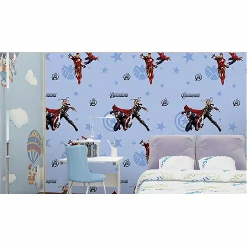 WALLPAPER DINDING MOTIF MOTIF AVENGER