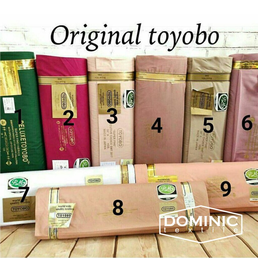 Katun Toyobo Premium Royal Mix Fodu Murah Import Original