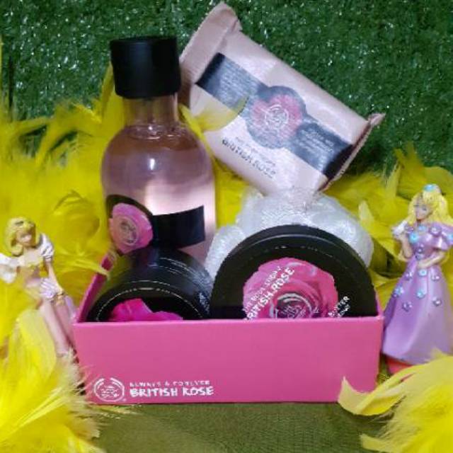 A3 British rose the body shop gift set / gift set the body shop british rose / gift set body shop