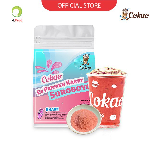 Jual Cokao Bubuk Minuman Instant Rasa Es Permen Karet Suroboyo 1Kg