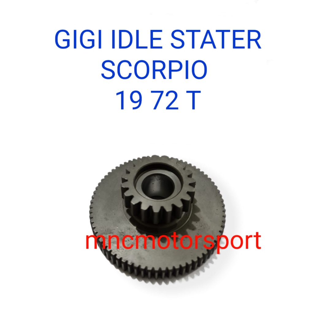 GEAR GIR GIGI IDLE STATER KECIL SCORPIO 19 72 T