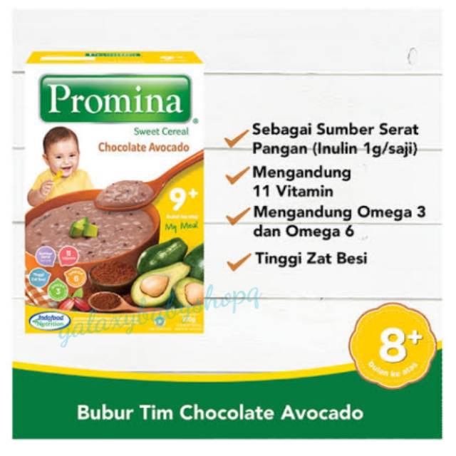 Promina 9+ Cereal Chocolate Avocado 100gr