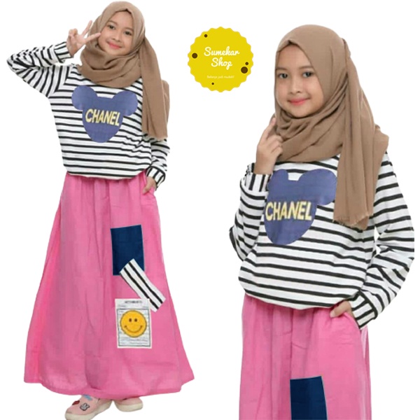 Baju Anak Korea Umur 7 8 9 10 Tahun TK Set Stelan Setelan Laki Cowok Pria Murah Import Cowo Usia ld