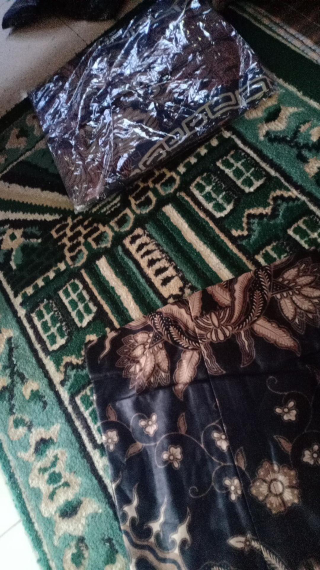 Size M L Xl Xxl Bswart Batik Hrb026 Kenongo Hem Panjang Padi Pekalongan M L Xl Xxl