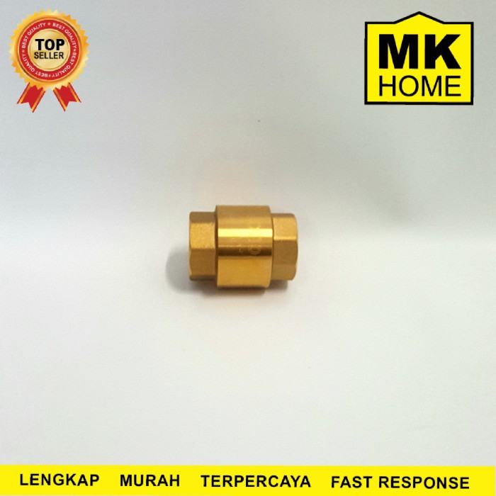 Tusen Klep Onda 1 Inch Kuningan - Spare Part Pompa Air