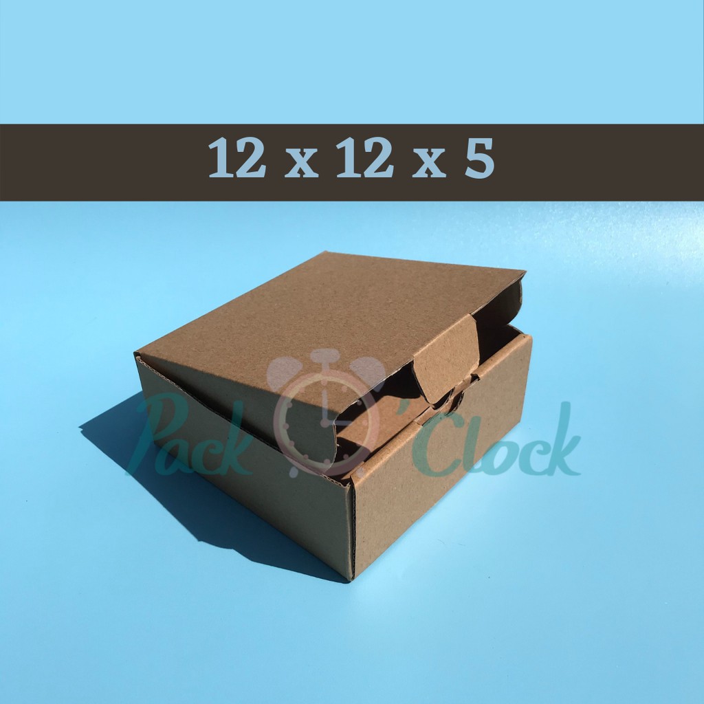 

5 PCS Kardus / Karton Box Die Cut Uk. 12 x 12 x 5 cm