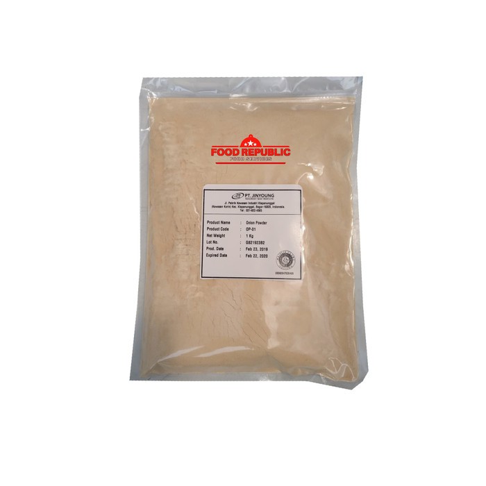 

ONION POWDER - BAWANG BOMBAY BUBUK 500 GR MURNI HALAL IMPORT PREMIUM