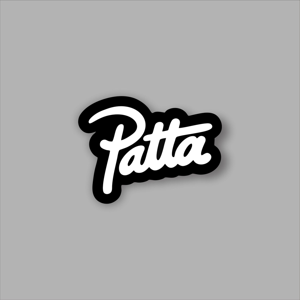 

Stiker brand stiker distro Patta bahan graftac anti air