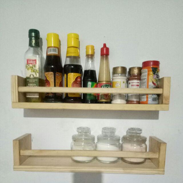 Rak Bumbu Dapur Kayu Gantung Mb634
