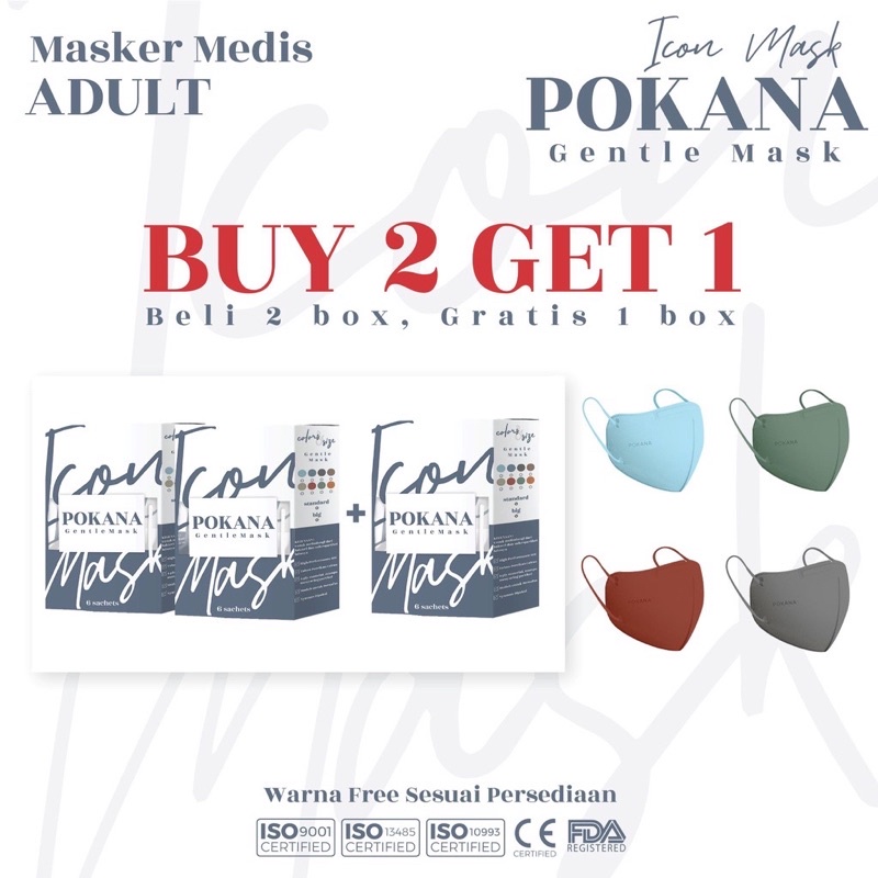 PROMO Pokana Icon Gentle BOX/12pcs - BUY 2 Box FREE 1 Box