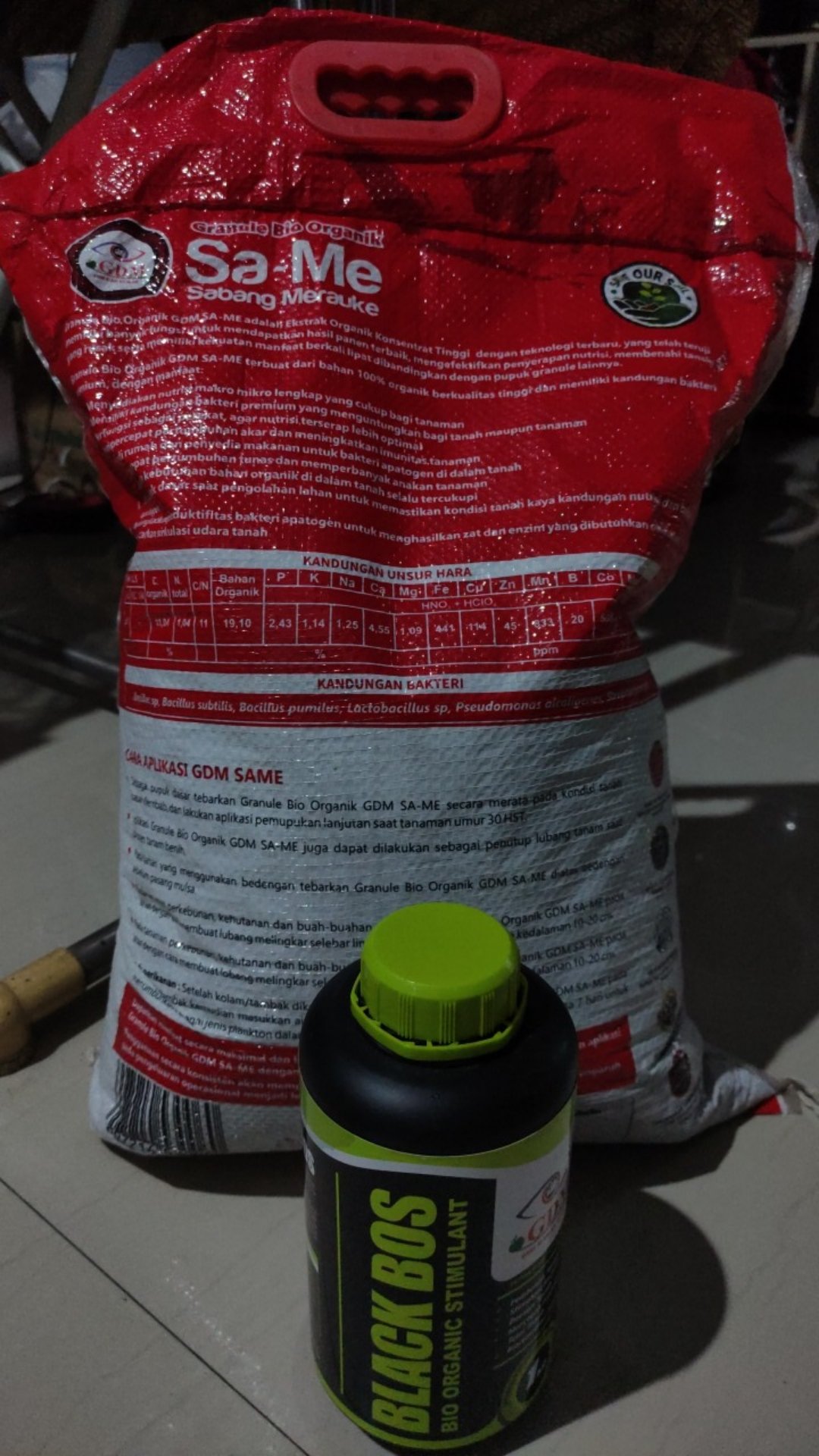 Gdm Granule Bio Organik Same Pupuk Padat Tanaman