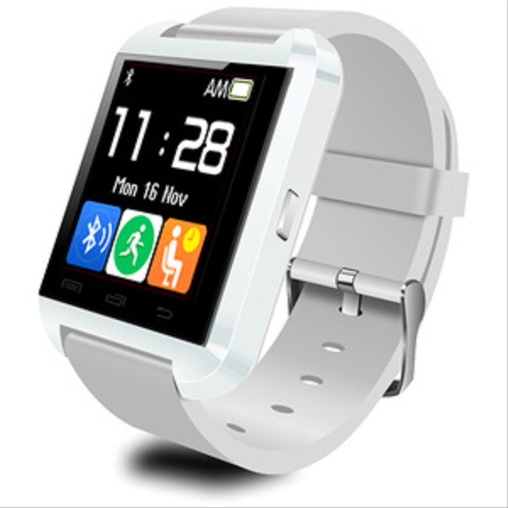 SmartWatch-Jam Tangan Pintar For Smartphone Android & IOS U8 Putih Limited