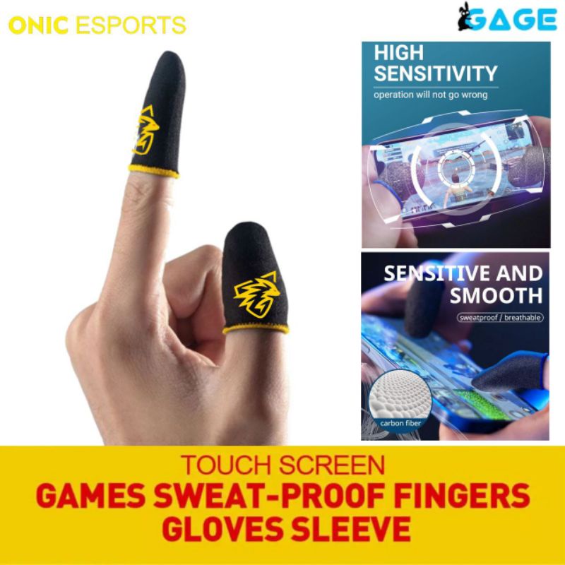 GRATIS ONGKOS - Sarung Gamers Gaming Sleeve Finger Jari Jempol Gaming FF ML PUBGM Super Sensitif Premium