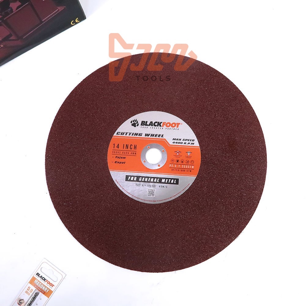 Mata Gerinda Potong Besi 14 inch BLACKFOOT