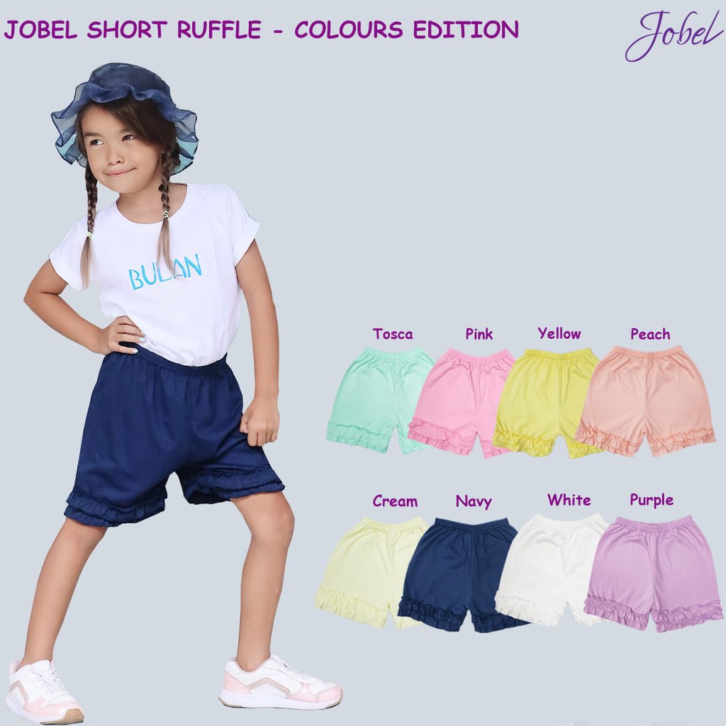 Jobel Short Celana Ruffle - Colours Edition (0 sd 5 tahun) CBKS