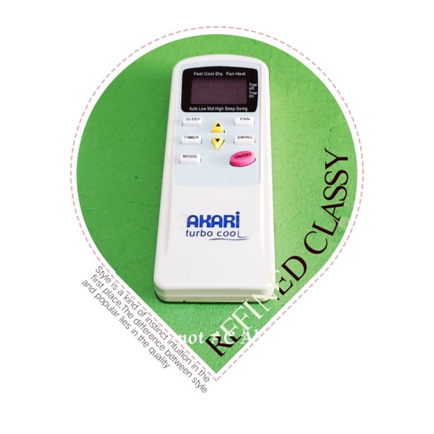 Remot AC Akari Turbo Cool