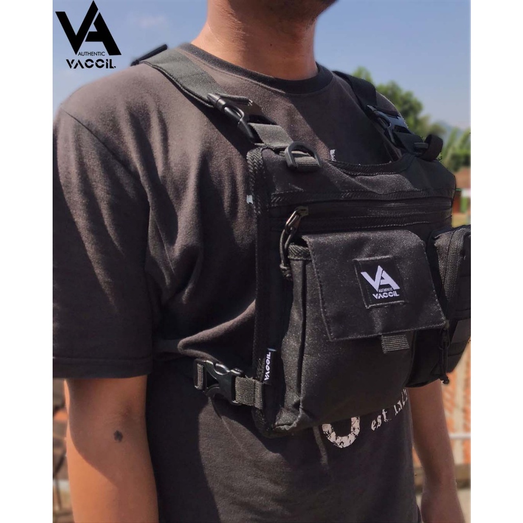 Chest Bag - Tas Dada - Tas Touring Casual - Tas Sepeda - aliet by Vaccil