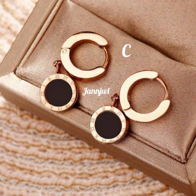 Anting korea titanium aneka model anti karat &amp;alergi