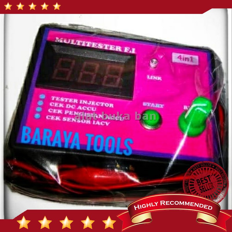 Injektor Tester Kombinasi Multitester semua sepeda motor FI