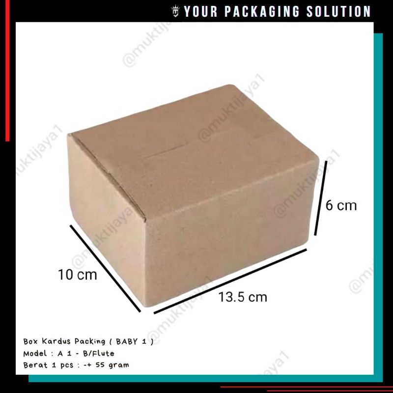 

BOX BABY 1 • 13.5x10x6cm • Kotak/ Kardus/ Karton