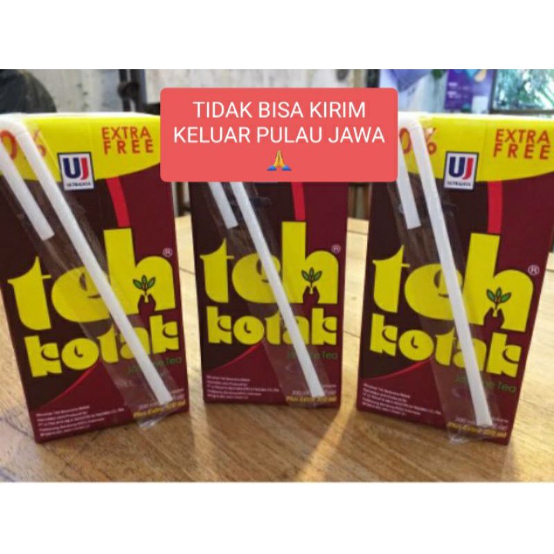 Teh Kotak Ultra Jasmine Tea 200 ml extra 100 ml SATUAN