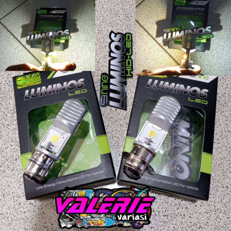 LAMPU LUMINOS lampu depan led motor ORIGINAL luminos H6 AC/DC
