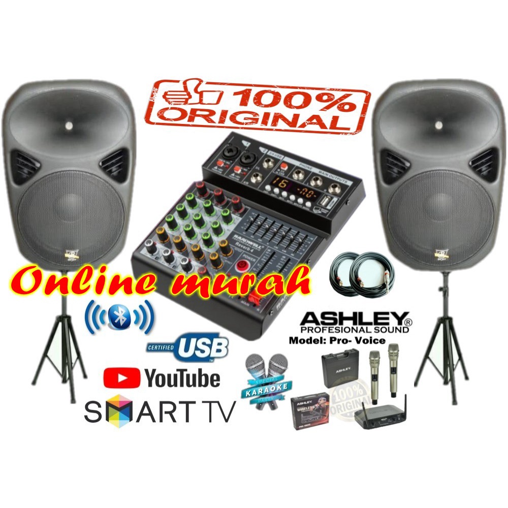 paket sound system 15 inch beyer by jb15a hardwell reverb 4 original