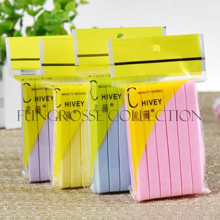 1 LUSIN 12PCS / SPONS STICK / SPONS FACIAL MODEL STICK KENTANG PEMBERSIH MUKA / SPON KENTANG / SPONGE FACIAL