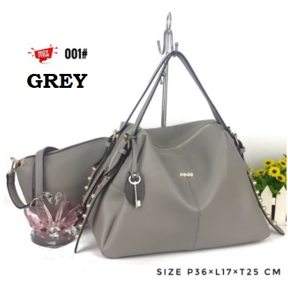 1set tas import premium murah FOSSIL001 HOBO 2tas (kw)/  Shoulder Bag Version 40x30