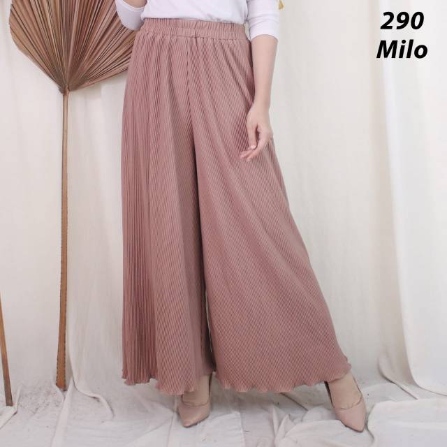 Kulot Plisket payung /Kulot lebar plisket/ kulot lebar / celana plisket