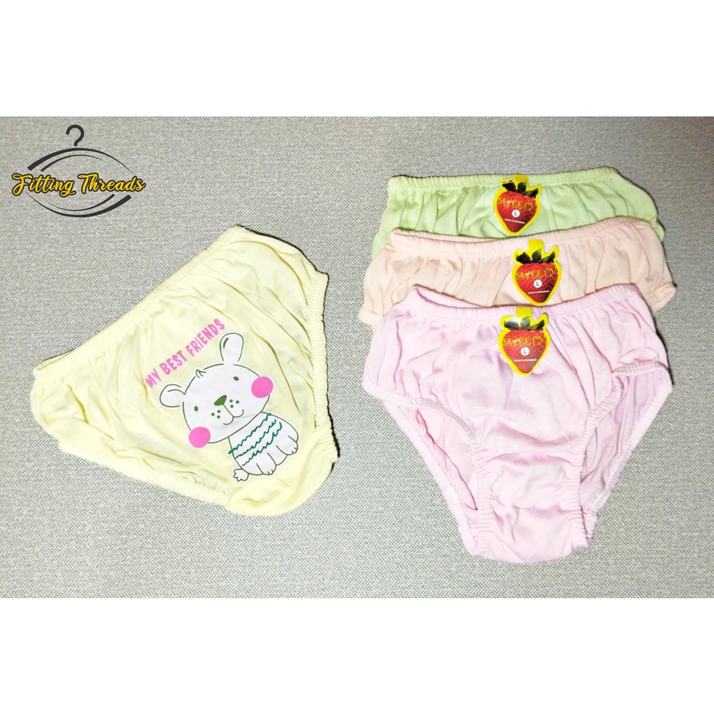 3 Pcs Daleman Celana Dalam Anak Perempuan Sweety / CD Sempak Anak Cewek Sweety