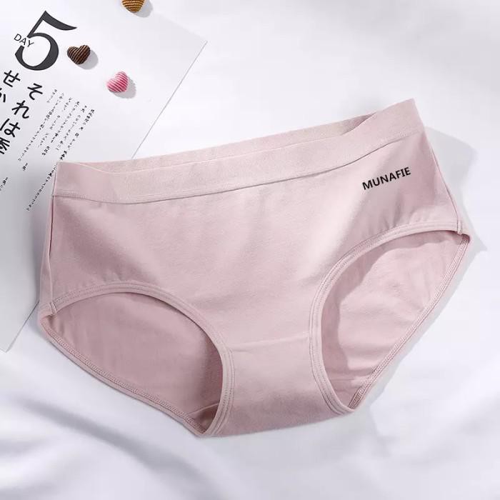 Cd Munafie Japan Celana Dalam Wanita Underwear Cotton Seamless Import