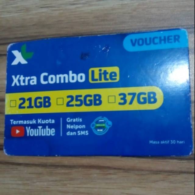 Voucher Data XL Combo Lite 21gb