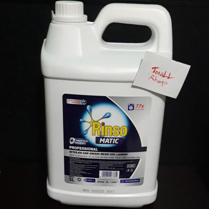 [[BISA COD]] Rinso Matic Cair Deterjen Cair 5 Liter