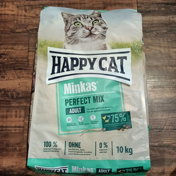 Minkas Perfect Mix Happy Cat Food 10 kg Makanan Kucing Dewasa Adult