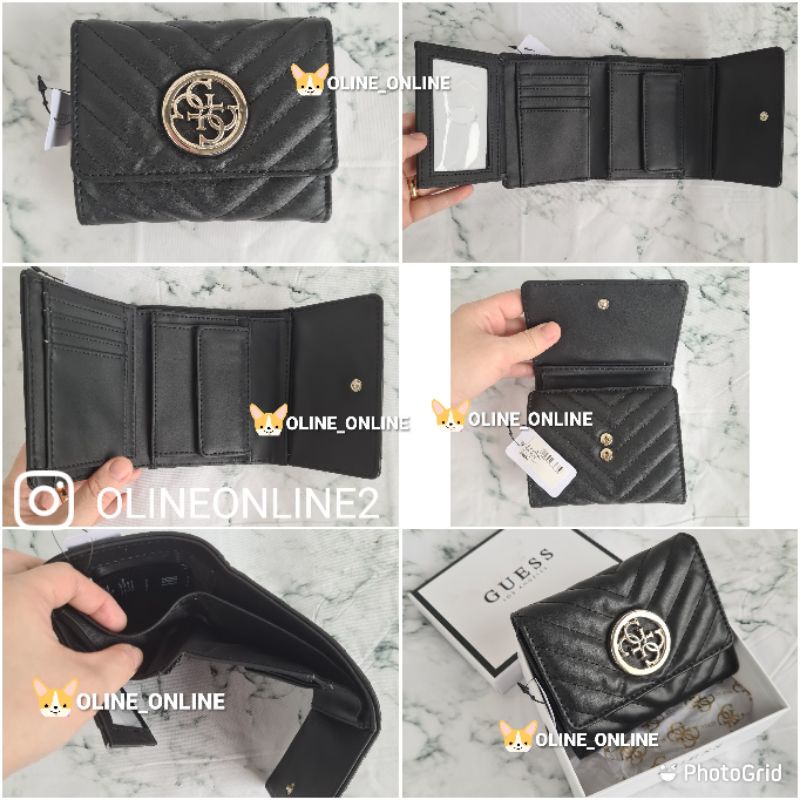 READY STOCK dompet gs blakely  mini size pendek short wallet blakely gb trifold black denim white pink yellow