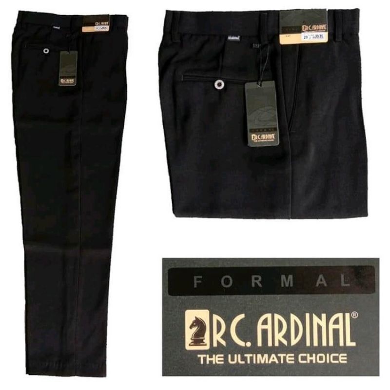Celana Kain Formal Cardinal Size 27 Sampai 44 Celana Kerja Kantor Formal Pria Hitam
