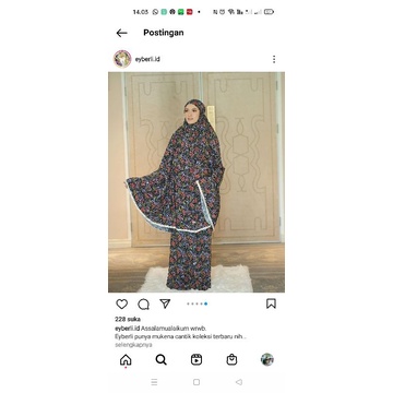 mukena eyberli pesanan rini