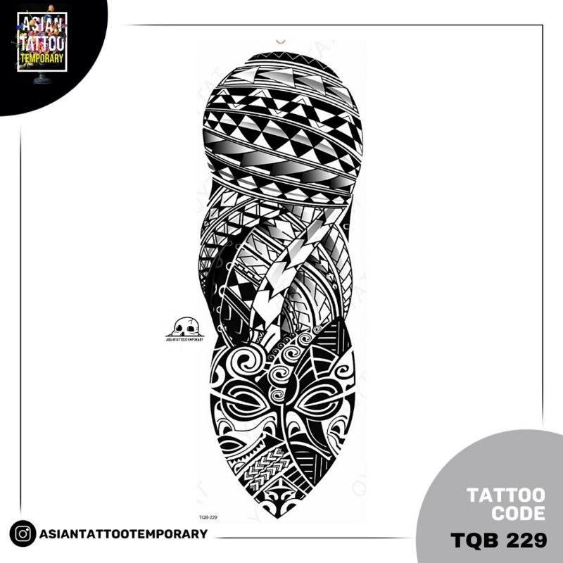 TATTO TEMPORER TATO SEMENTARA /Desain TRIBAL Dribal/TERLARIS/COCOK UNTUK PARTY JALAN JALAN ACARA DLL