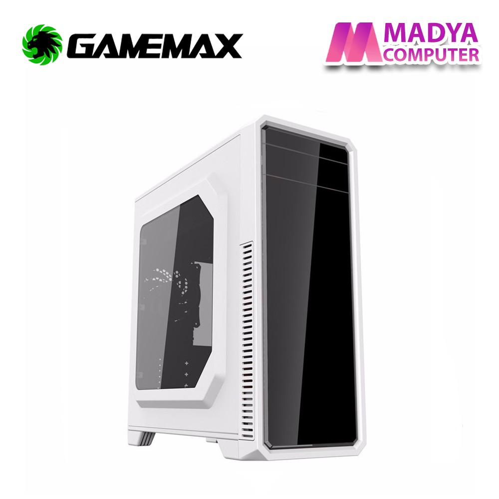 Casing Gaming GameMax G561 White (Non PSU & Fan) - Casing Komputer