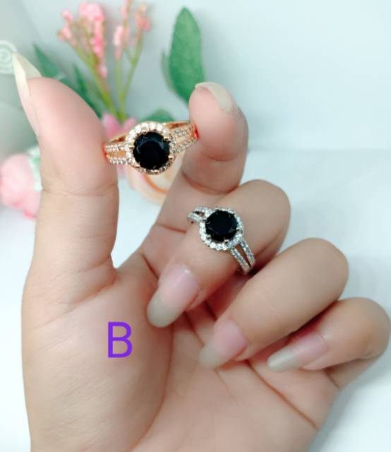 Cincin motif 003,,mata warna A- C