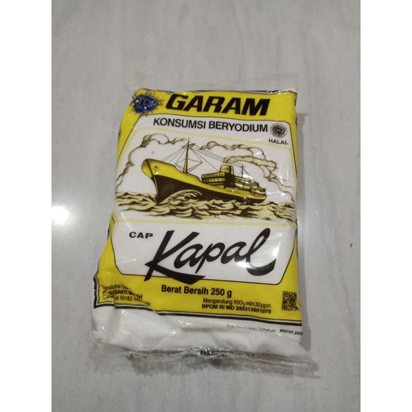 

GARAM KONSUMSI BERYODIUM CAP KAPAL 250 GRAM