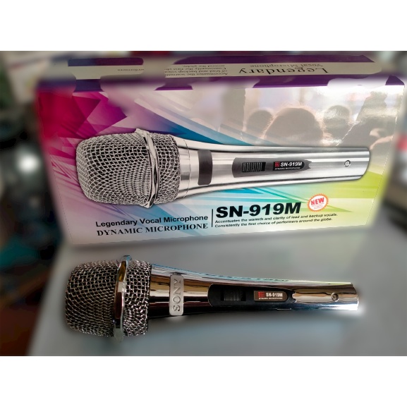 Mic Microphone Sony SN-919M Mic Kabel Dynamic Mirkrofon - TERBARU