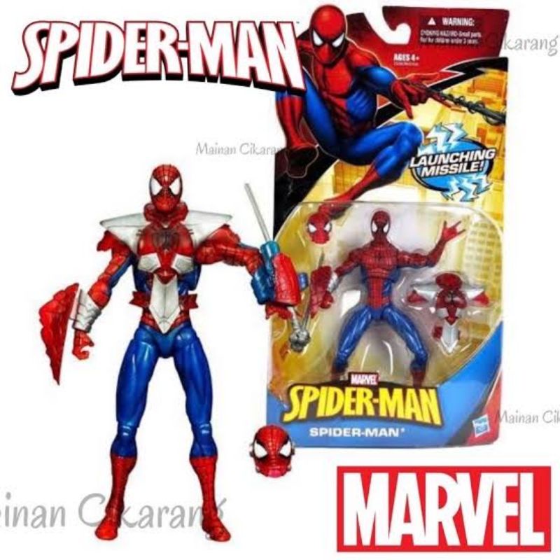 action figure neca spiderman hasbro launching missile