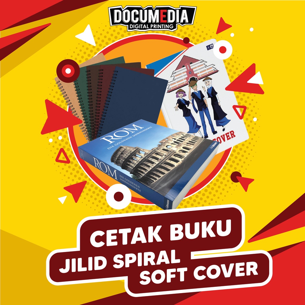 

Cetak Buku Jilid Soft Cover Lem Panas Spiral
