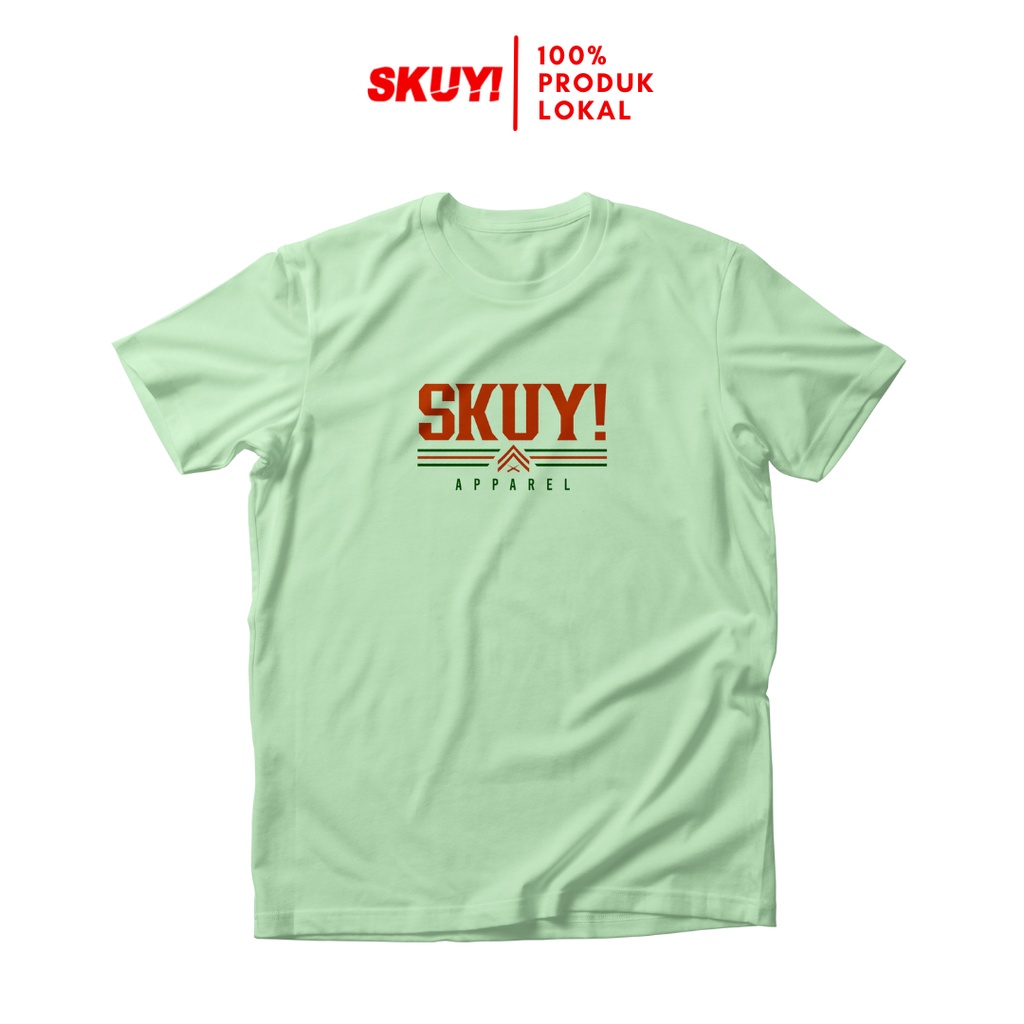 Skuy Kaos Ramdahan Dewasa Unisex Lengan Pendek Baby Green Katun Combed 24s SKY43