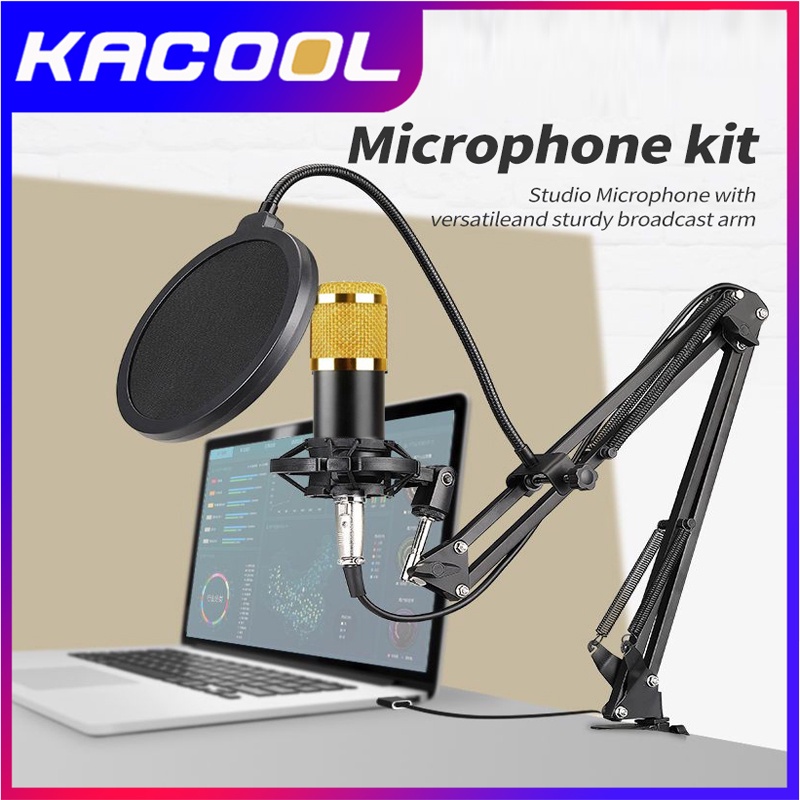 BM 800 Profesional Audio V8 Kartu Suara Set BM800 Microphone Studio Mikrofon Kondensor Untuk Karaoke Podcast Rekaman Live Streaming