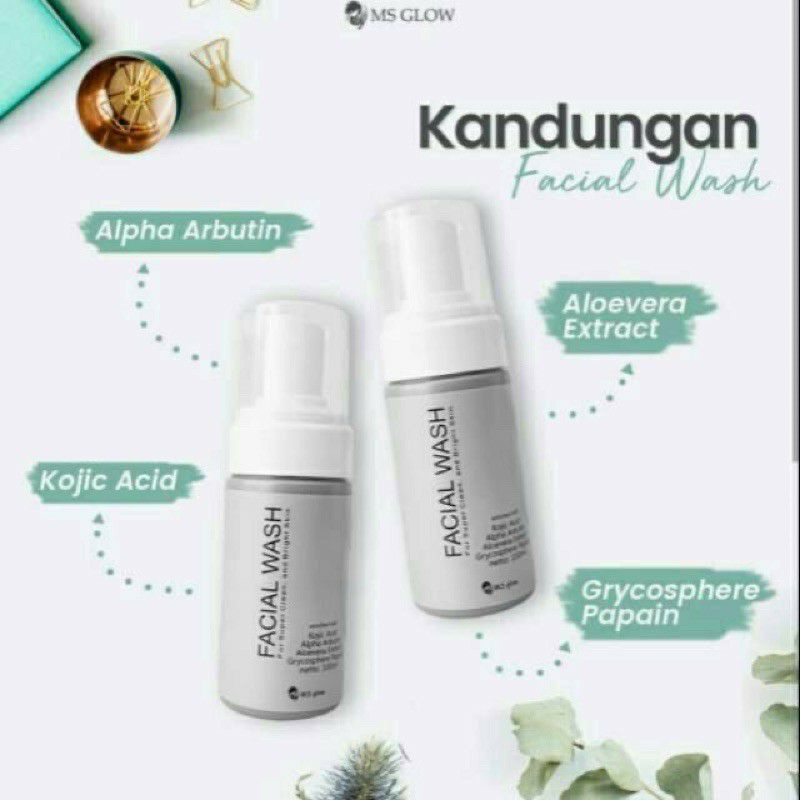 (READY) FACIAL WASH MS GLOW / SABUN CUCI MUKA MS GLOW